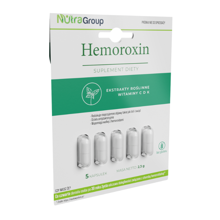 HEMOROXIN - Darmowa Próbka