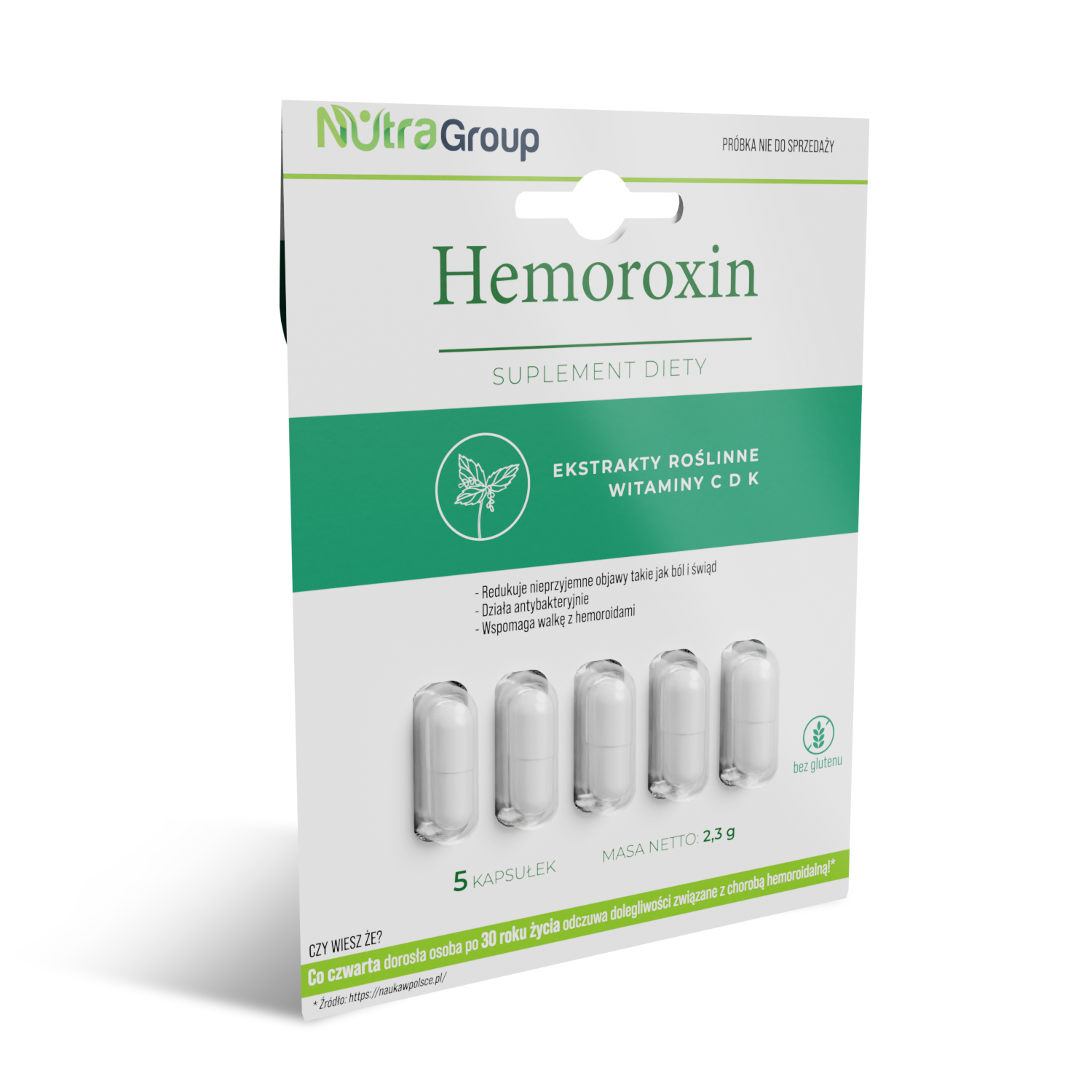HEMOROXIN - Darmowa Próbka